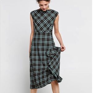 Zara NWOT checkered dress